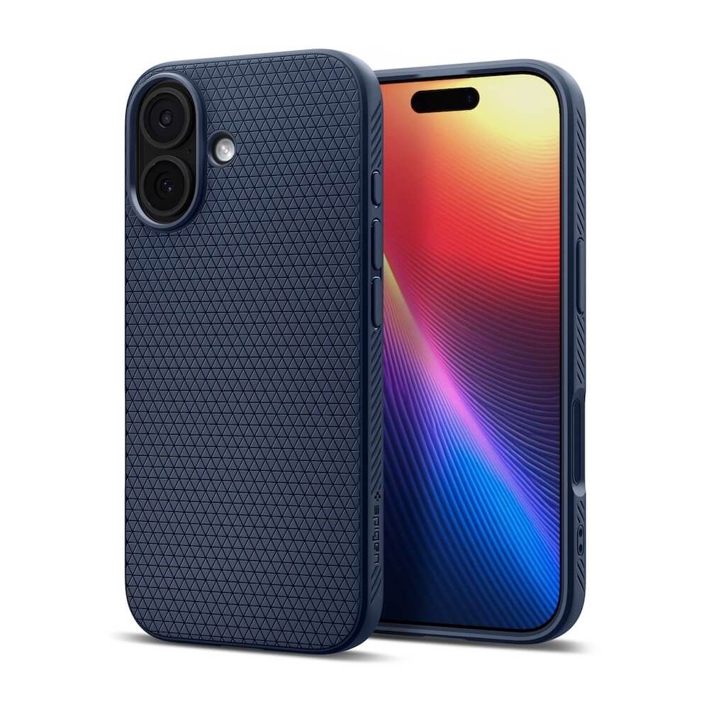 Калъф SPIGEN Liquid Air Apple iPhone 17 - ACS10370 /тъмно син/