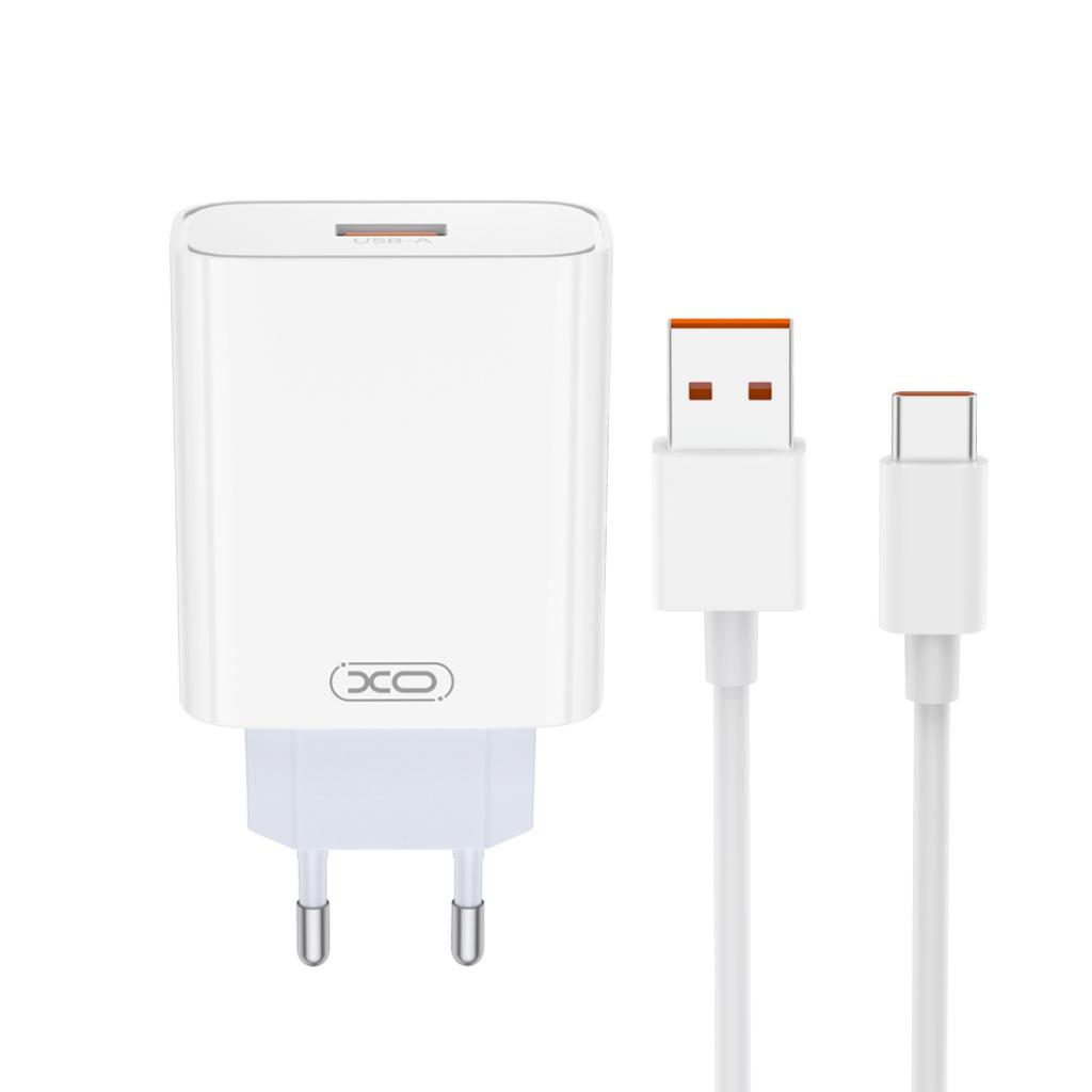 XO 220V 120W, USB-A, кабел A-C, /Xiaomi/ бяло - L164