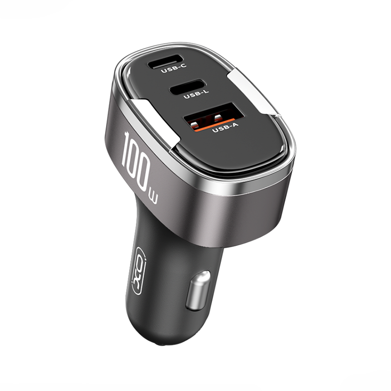 XO 12V 100W, 1A + 1C + 1L, Digital Lightning Port, черен - CC61