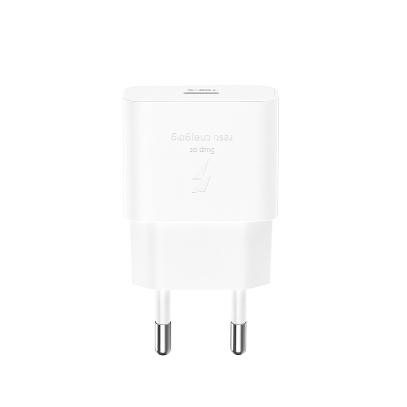 XO 220V 25W, USB-C, бял - L167