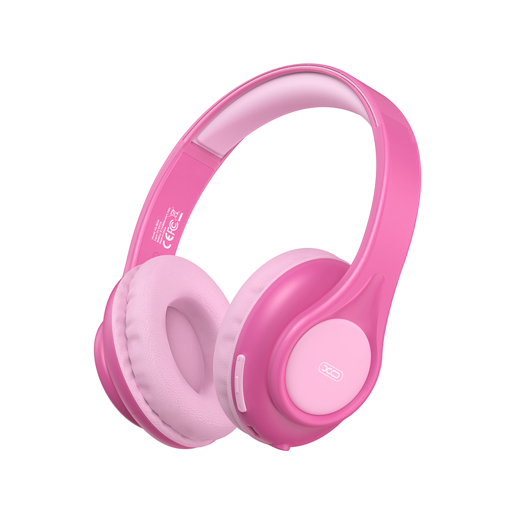 XO HF Bluetooth Overear, Cartoon Kids, розови - BE54