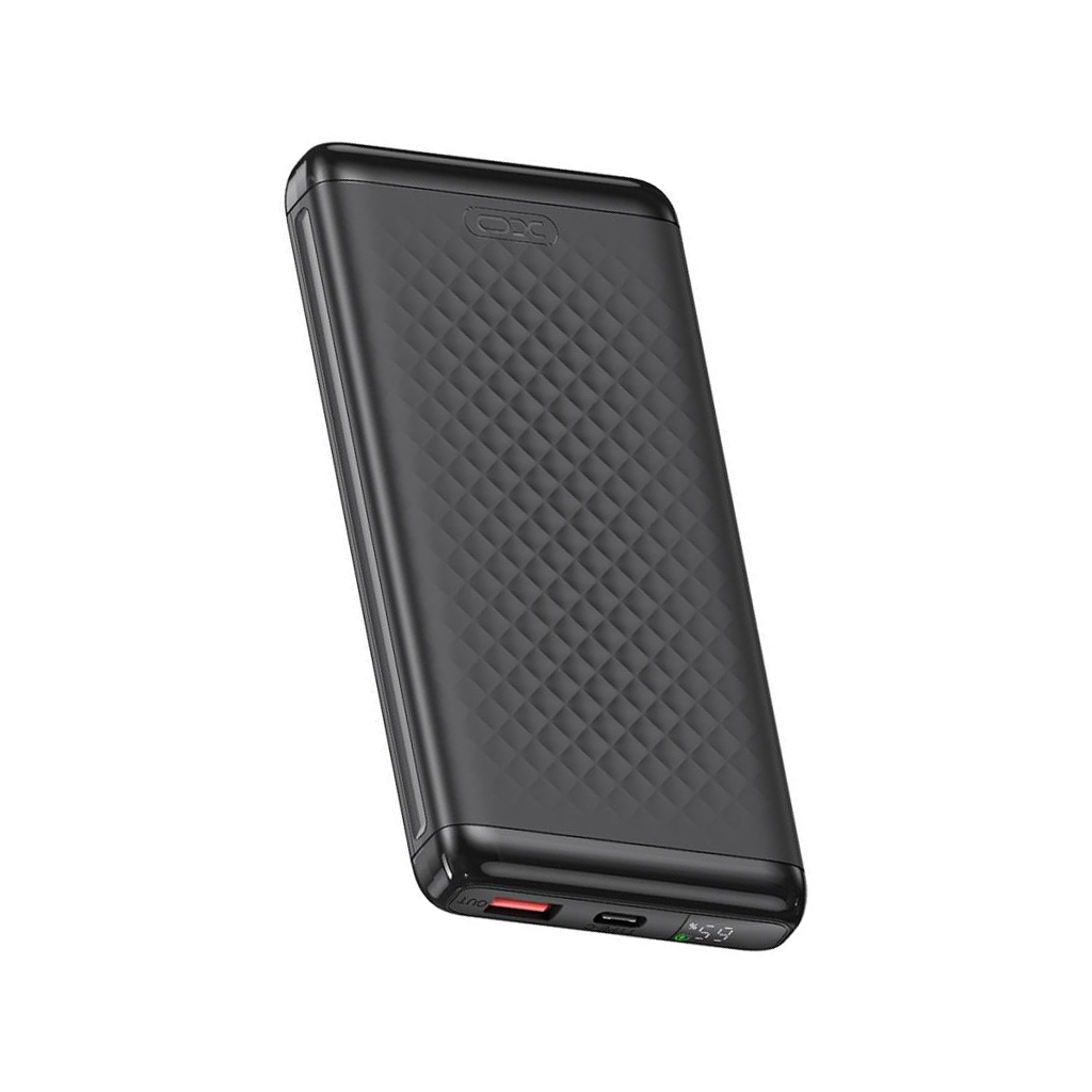 XO Power Bank 10000 mAh, 22.5W, черен - PB308