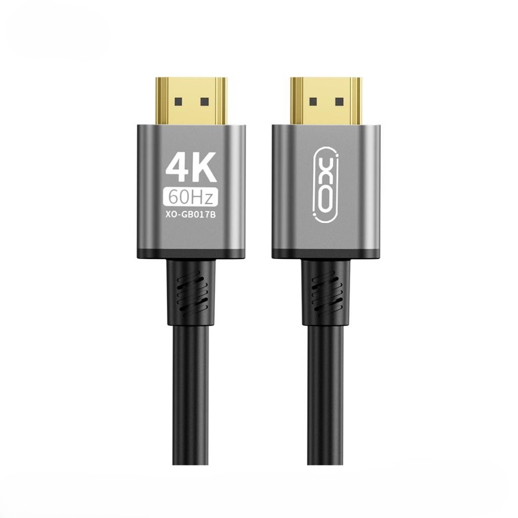 XO Кабел HDMI - HDMI 4K,5м, черен - GB017B