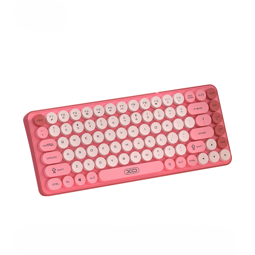 XO Безжична клавиатура, розова - KB-12