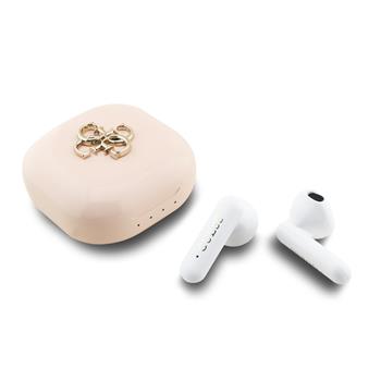 GUESS Bluetooth HF 4G Metal Logo TWS /розов/ - GUTWSJ7HE4GP