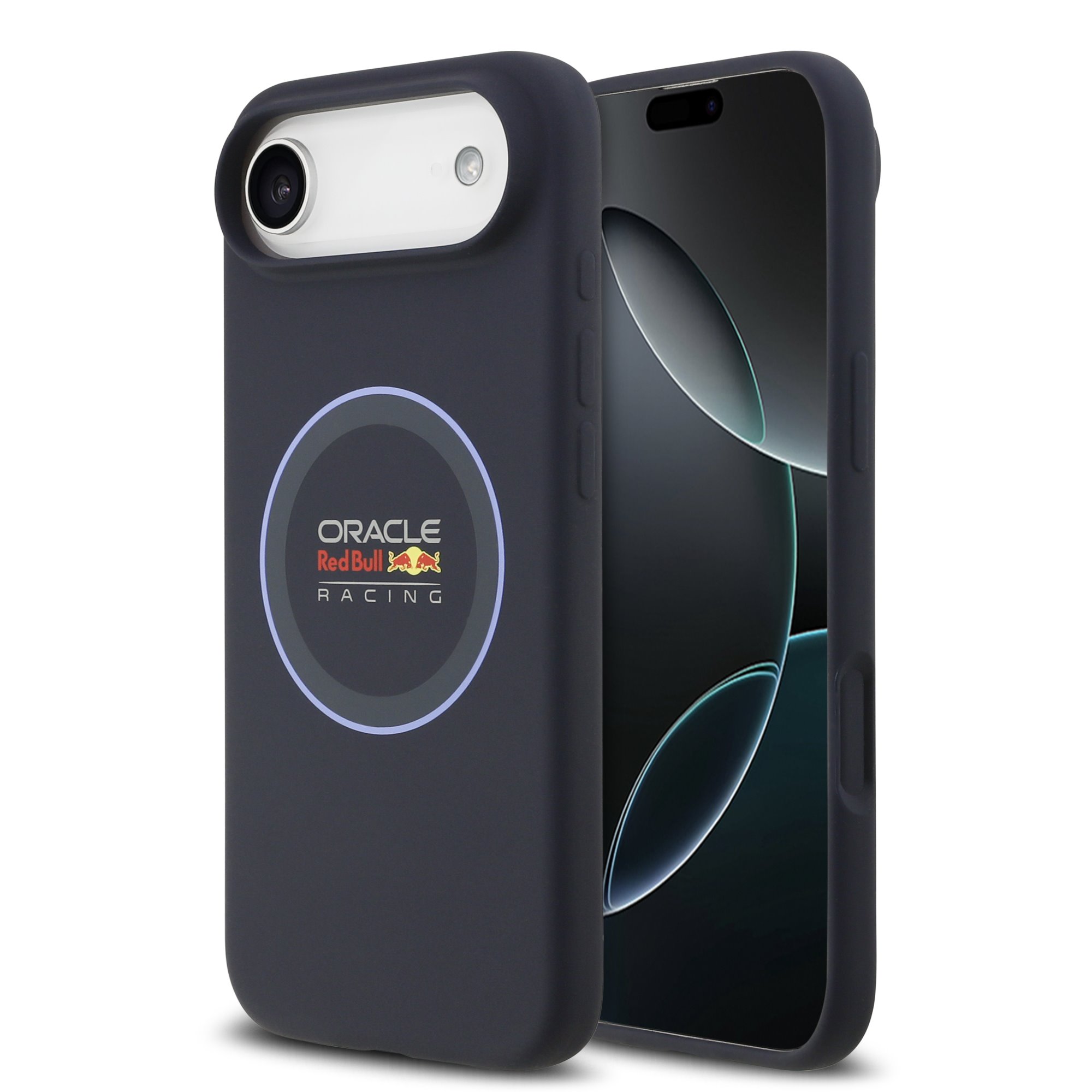 Red Bull Калъф Apple iPhone 17 Air, Liquid Silicone Blue Ring MagSafe, син - RBHMP17M24SIILVB