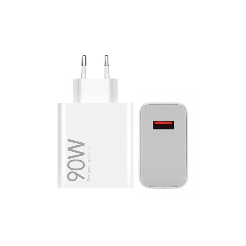 Xiaomi 220V 90W, USB-A, Original /бял/ (опаковка) - MDY-15-EK