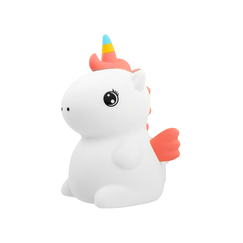 Nimbo Нощна лампа Silicone Unicorn, PAT, colorful, USB /бяла/