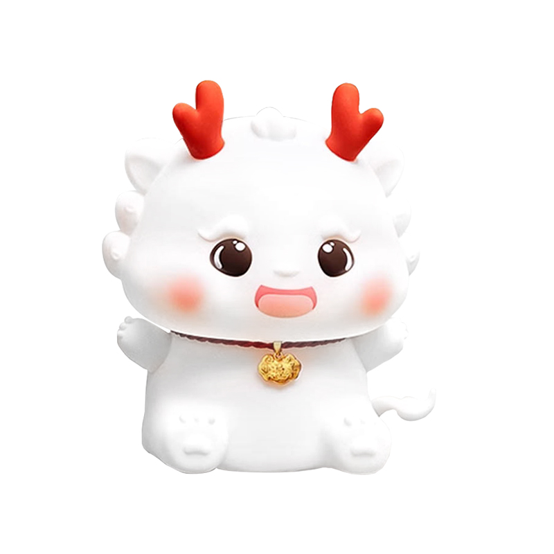 Nimbo Нощна лампа Silicone Baby dragon, PAT, colorful, USB, timer /бяла/