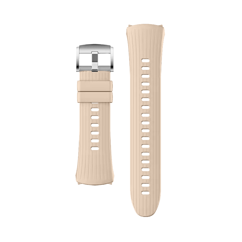 Каишка за Huawei Watch 5 46mm, Silicone Fluoroelastomer, 22mm /apricot/