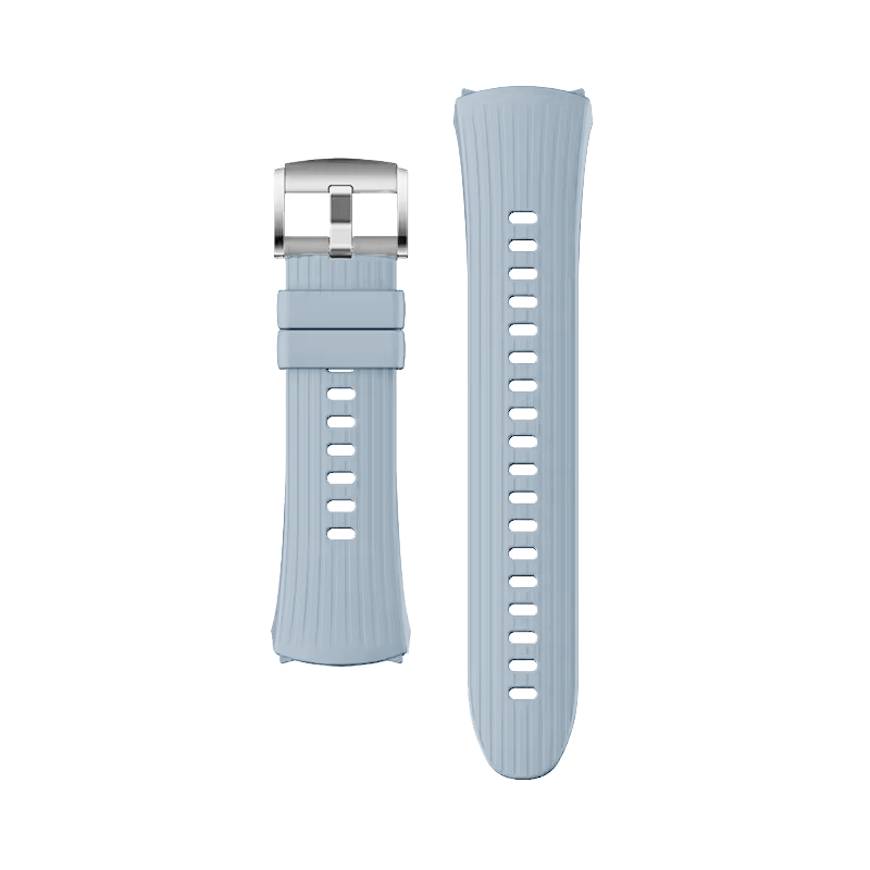 Каишка за Huawei Watch 5 46mm, Silicone Fluoroelastomer, 22mm /ice blue/