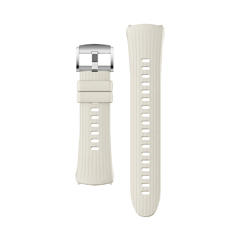 Каишка за Huawei Watch 5 46mm, Silicone Fluoroelastomer, 22mm /ivory white/