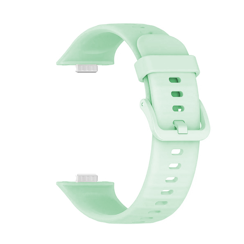 Каишка за Huawei Watch Fit 3/4/4 Pro, Silicone Soft Strap /мента/