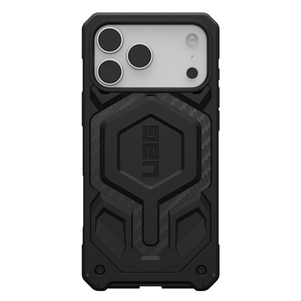 UAG Калъф Apple iPhone 17 Pro Max, Monarch Pro MagSafe, черен карбон - 114514114242