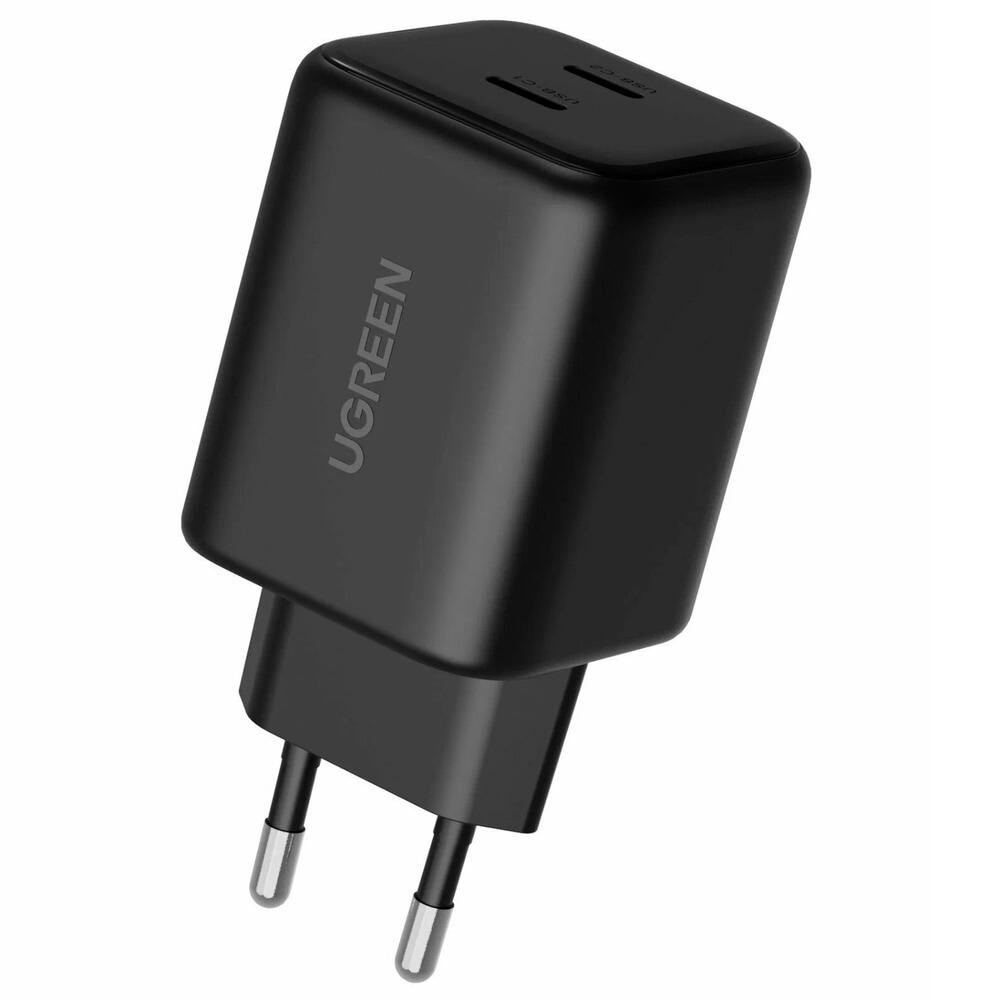 UGREEN 220V 45W, USB-A + USB-C, Nexode N GaN /черен/ - X525 / 65057