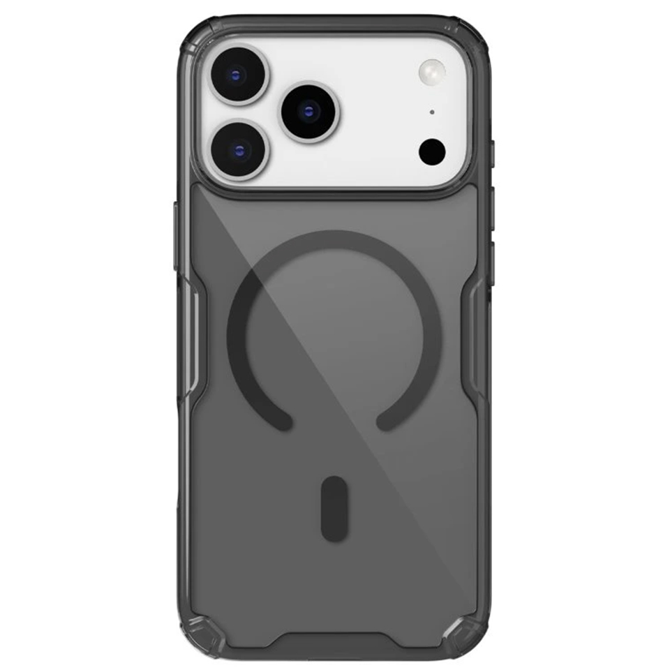 NILLKIN Калъф Apple iPhone 17 Pro, Nature TPU MagSafe /прозрачно черно/