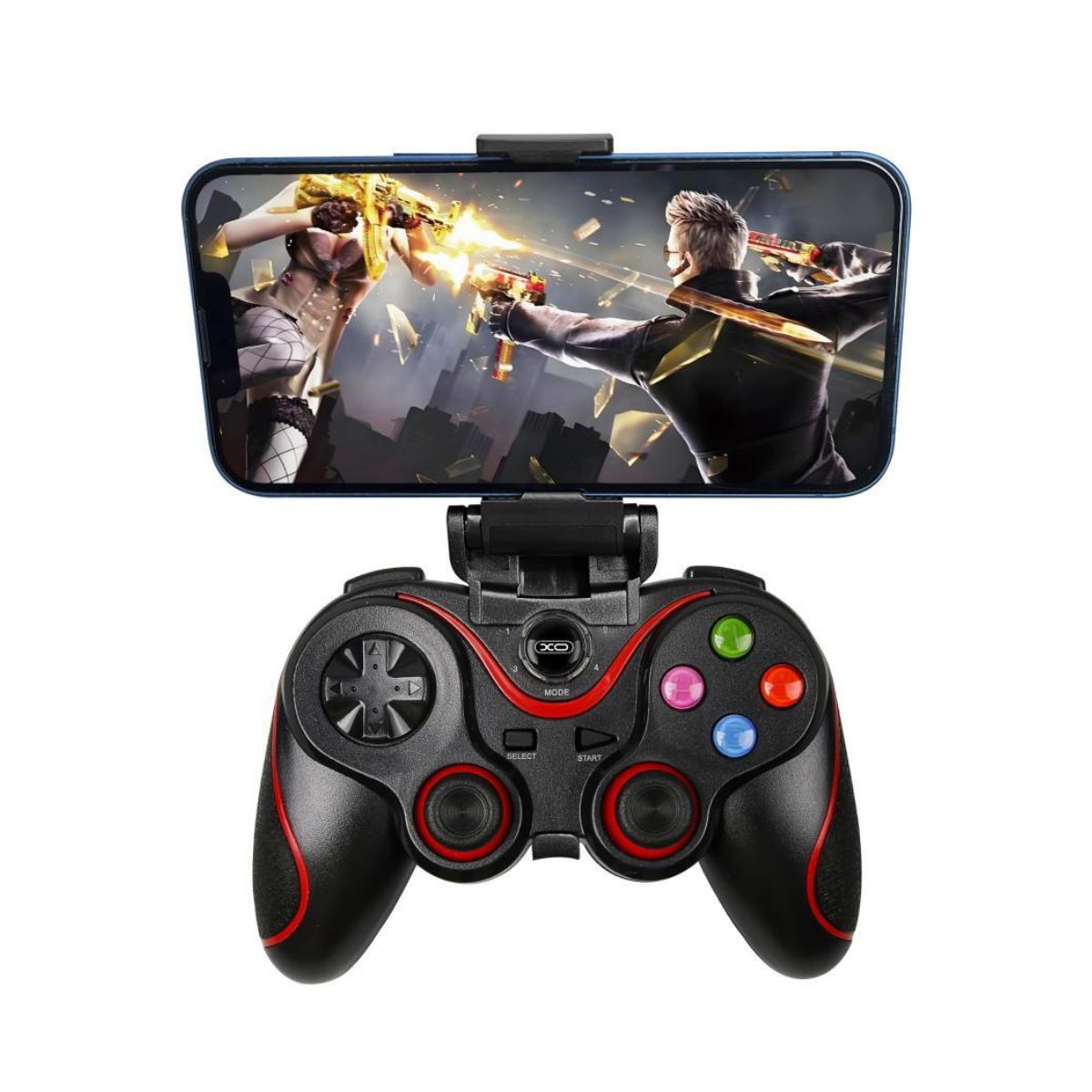 XO Безжичен контролер Switch/Android/PC/PS4, /черен+червен/ - GP5