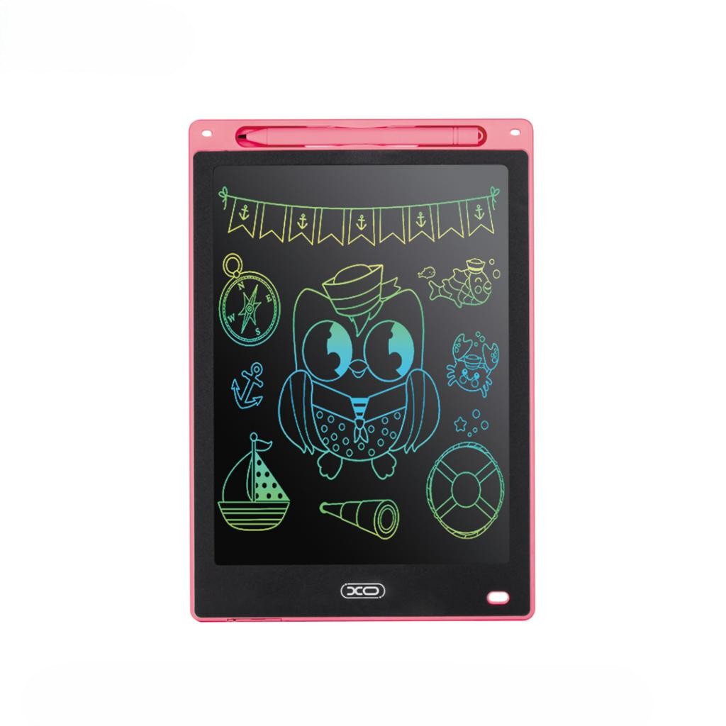XO Дъска за рисуване 10inch., LCD - цветна /розов/ - V01