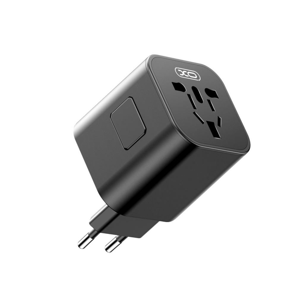 XO Multi-function travel adapter,/black/ - WL28