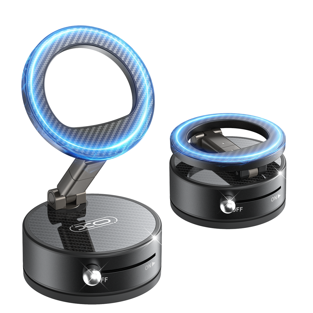 XO Холдер Magnetic Suction cup, Manual latch /черен/ - C188