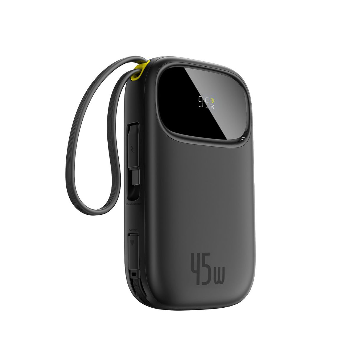 BASEUS Power Bank 10000 mAh, 45W + вградени кабели 2хC, EnerFill FC31 Qpow 3 /черен/ - P10082102123-00