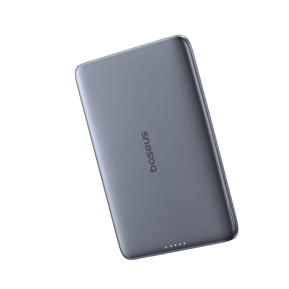 BASEUS Power Bank 5000 mAh 20W, PicoGo AM41 Ultra-slim Magnetic /сив/ - P1007680C813-00