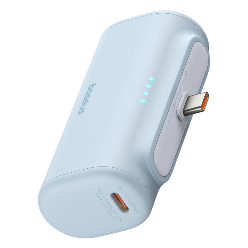 BASEUS Power Bank 5000 mAh 20W USB-C + USB-C /син/ - P10068306313-00