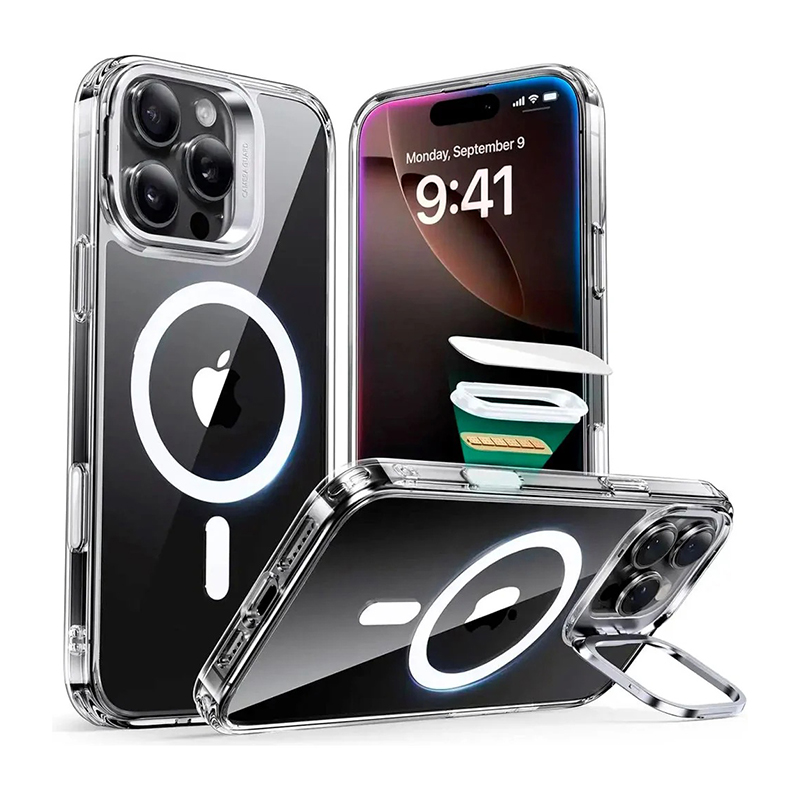 ESR Калъф Classic Hybrid iPhone 16 Pro Max, MagSafe + Camera contrоl cover /стойка /прозрачен/