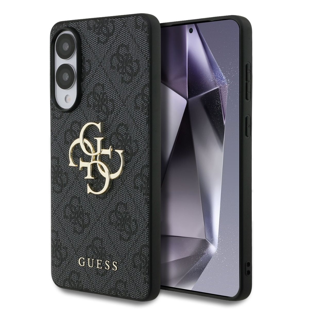 GUESS Калъф Samsung S25 Edge, PU 4G Metal Logo, /сив/ - GUHCS25E4GMGGR