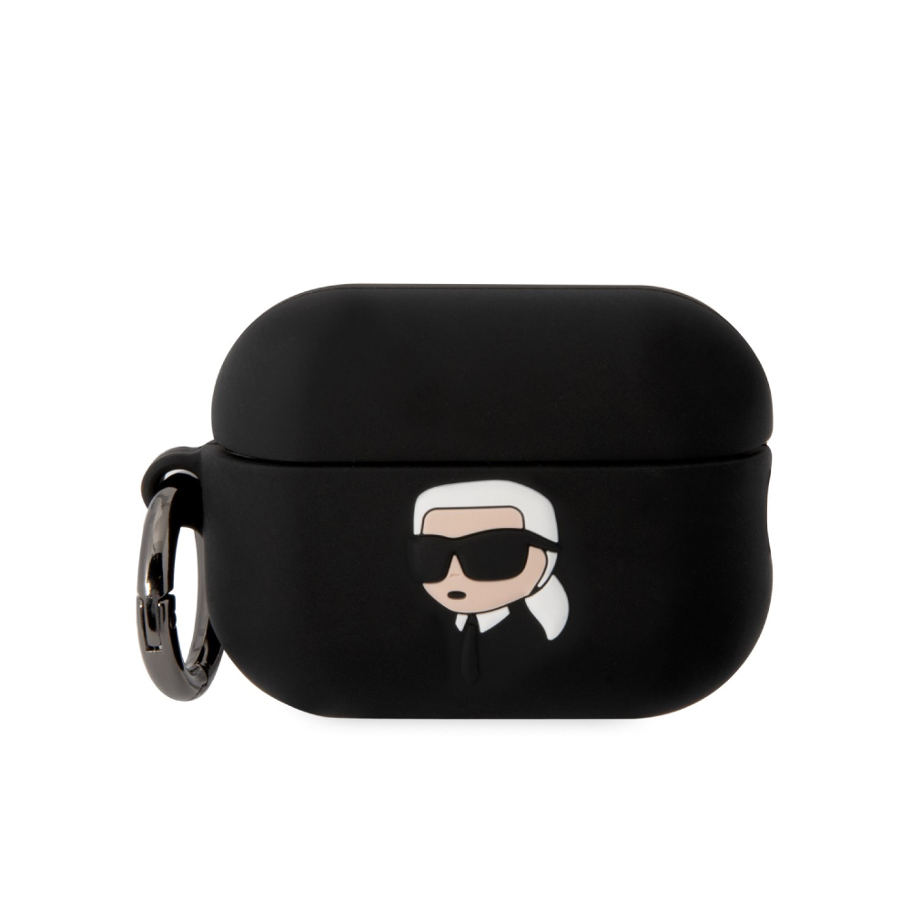 Karl Lagerfeld Калъф AirPods Pro 2, 3D Logo NFT Karl Head Silicone /черен/ - KLAP2RUNIKK