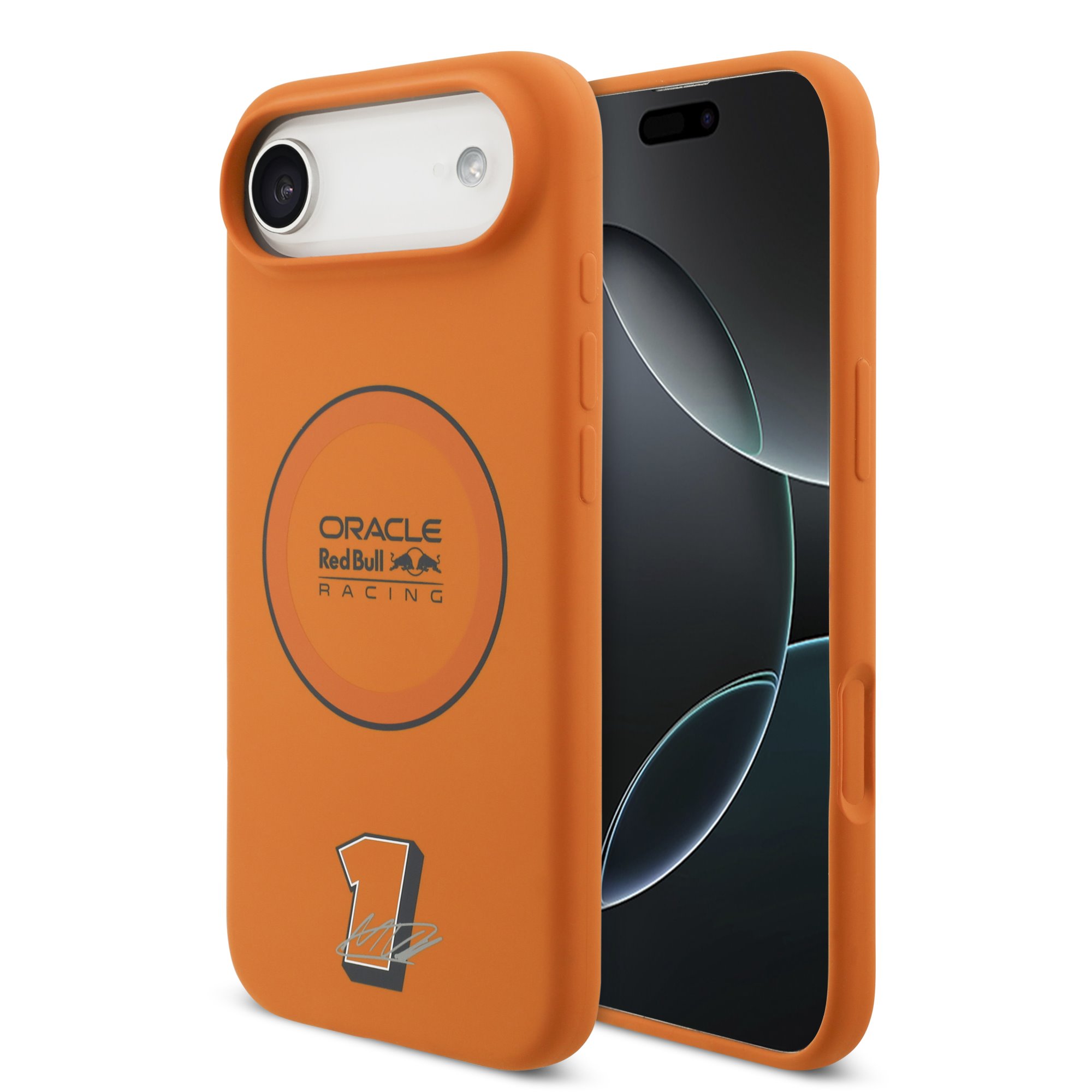 Red Bull Калъф Apple iPhone 17 Air, Liquid Silicone Blue Ring MagSafe /оранжев/ - RBHMP17M24SIILOV