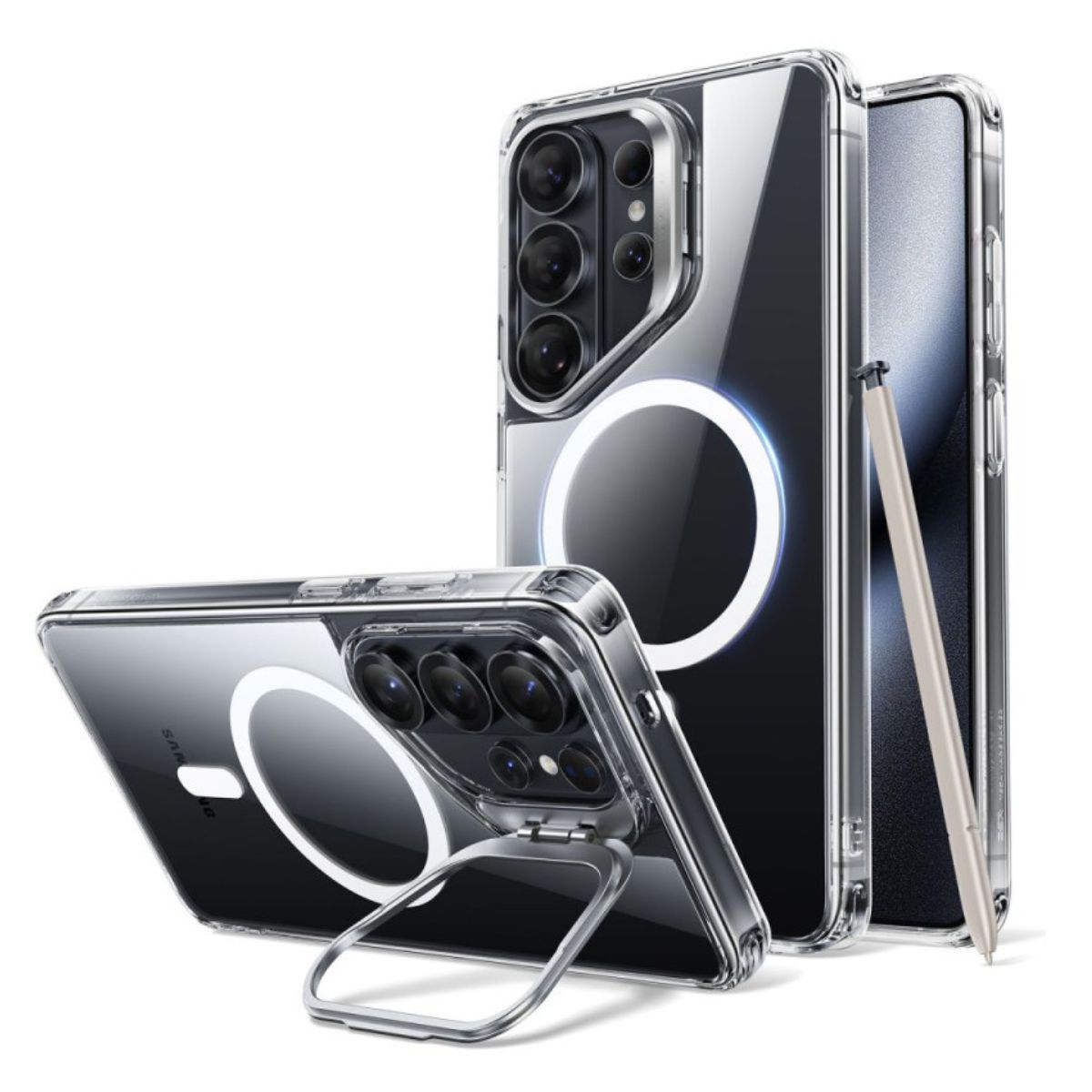 ESR Калъф Classic Hybrid със стойка, Samsung S26 Ultra, MagSafe /прозрачeн/