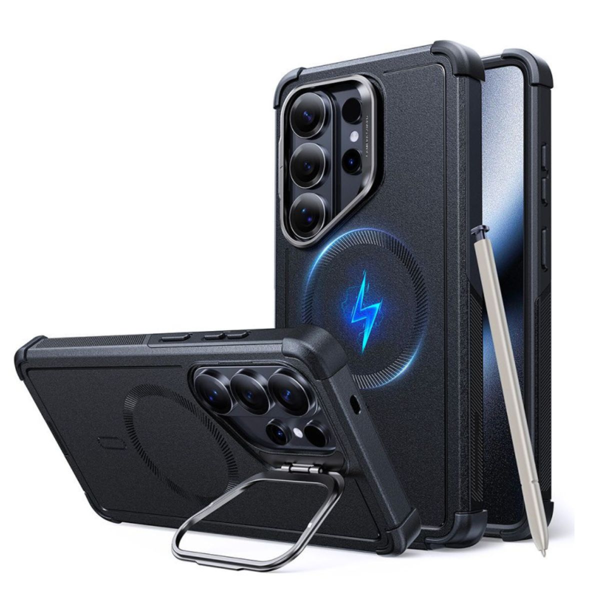 ESR Калъф Cyber Tough Armor със стойка, Samsung S26 Ultra, MagSafe /черен/