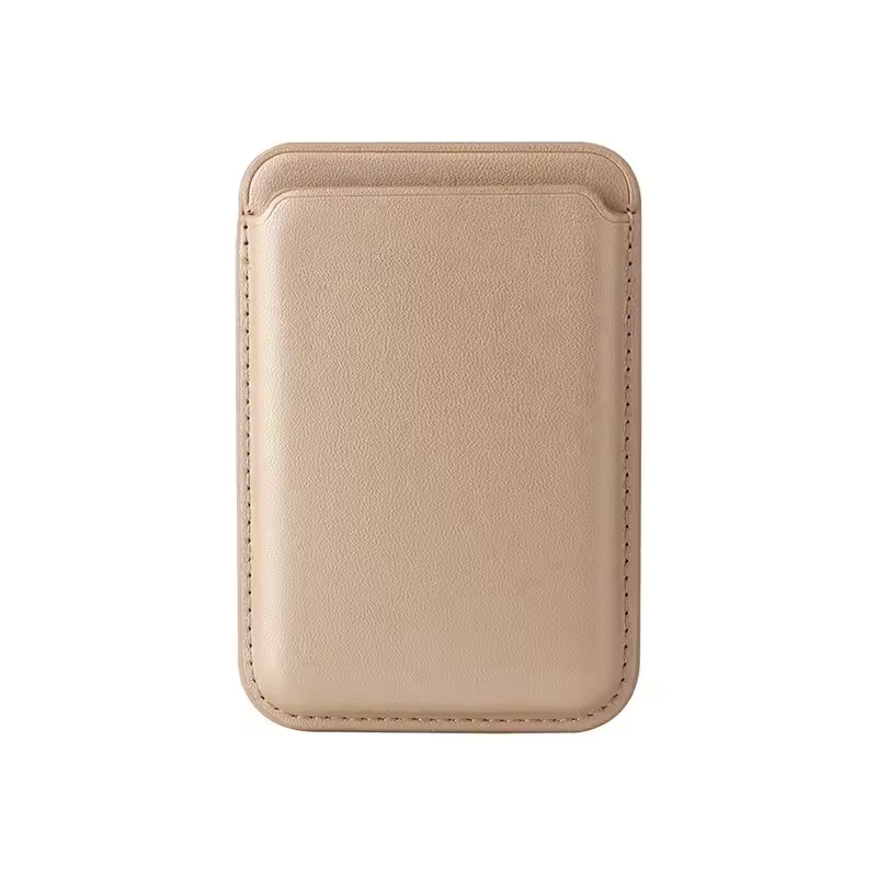 Калъф за карти Smooth leather cardslot, MagSafe - /бежов/ 