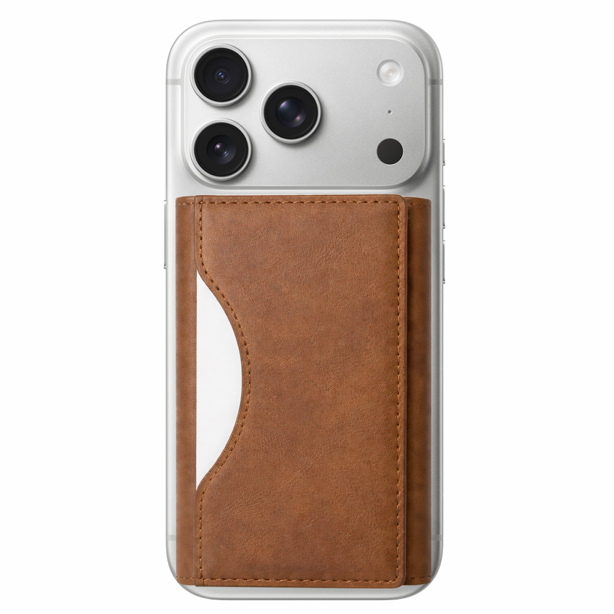 Калъф за карти Triple Wallet cardslot, MagSafe /кафяв/ 