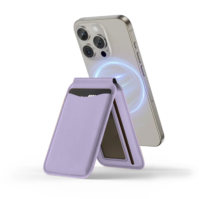 Калъф за карти Folding wallet cardslot, MagSafe  /лилав/ 