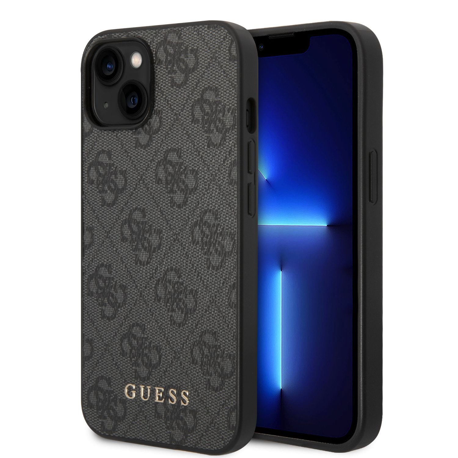 GUESS Калъф Apple iPhone 14, 4G case /сив/ - GUHCP14SG4GFGR