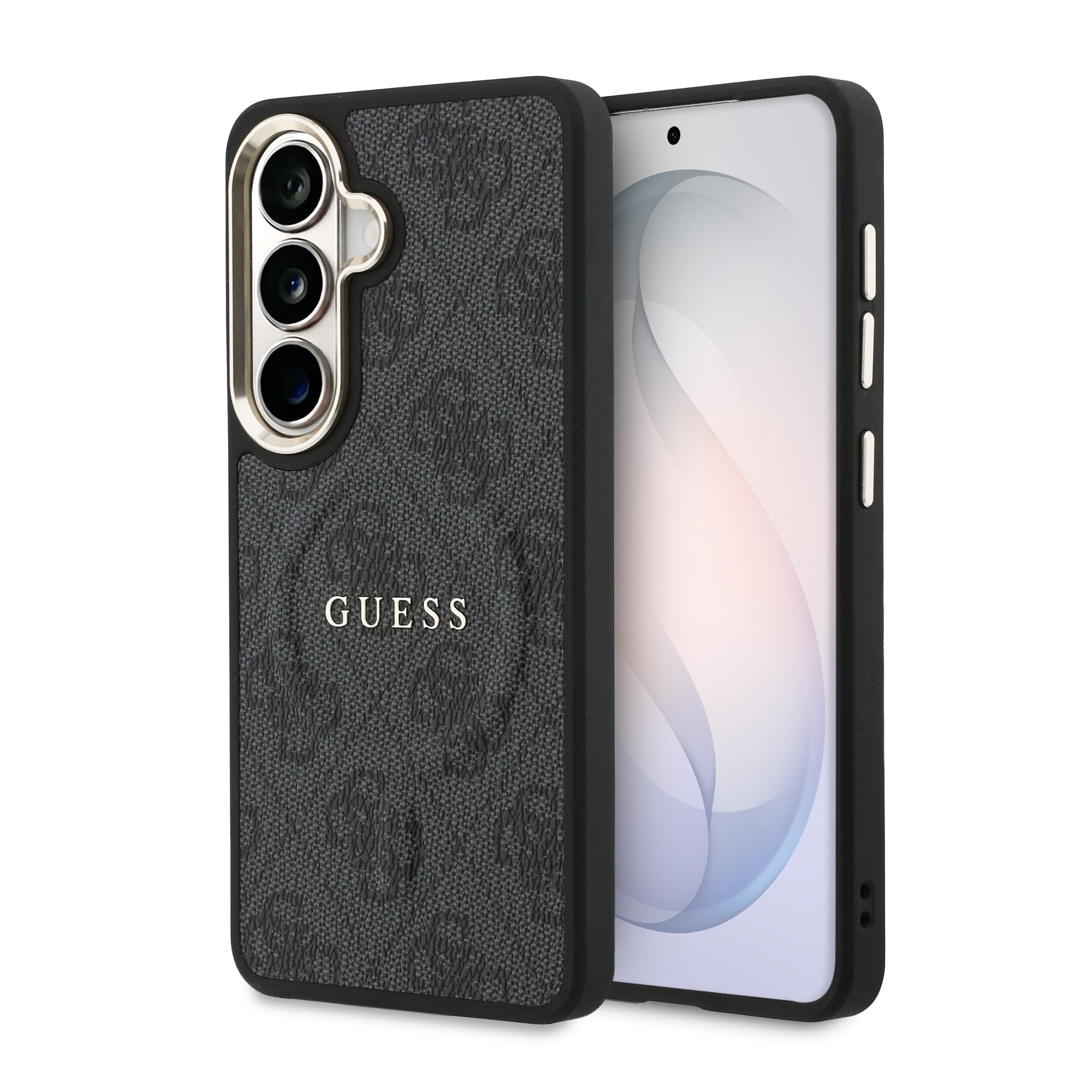 GUESS Калъф Samsung S26, PU Leather 4G Gold Frame MagSafe /черен/ - GUHMS26SP4MSEGCK