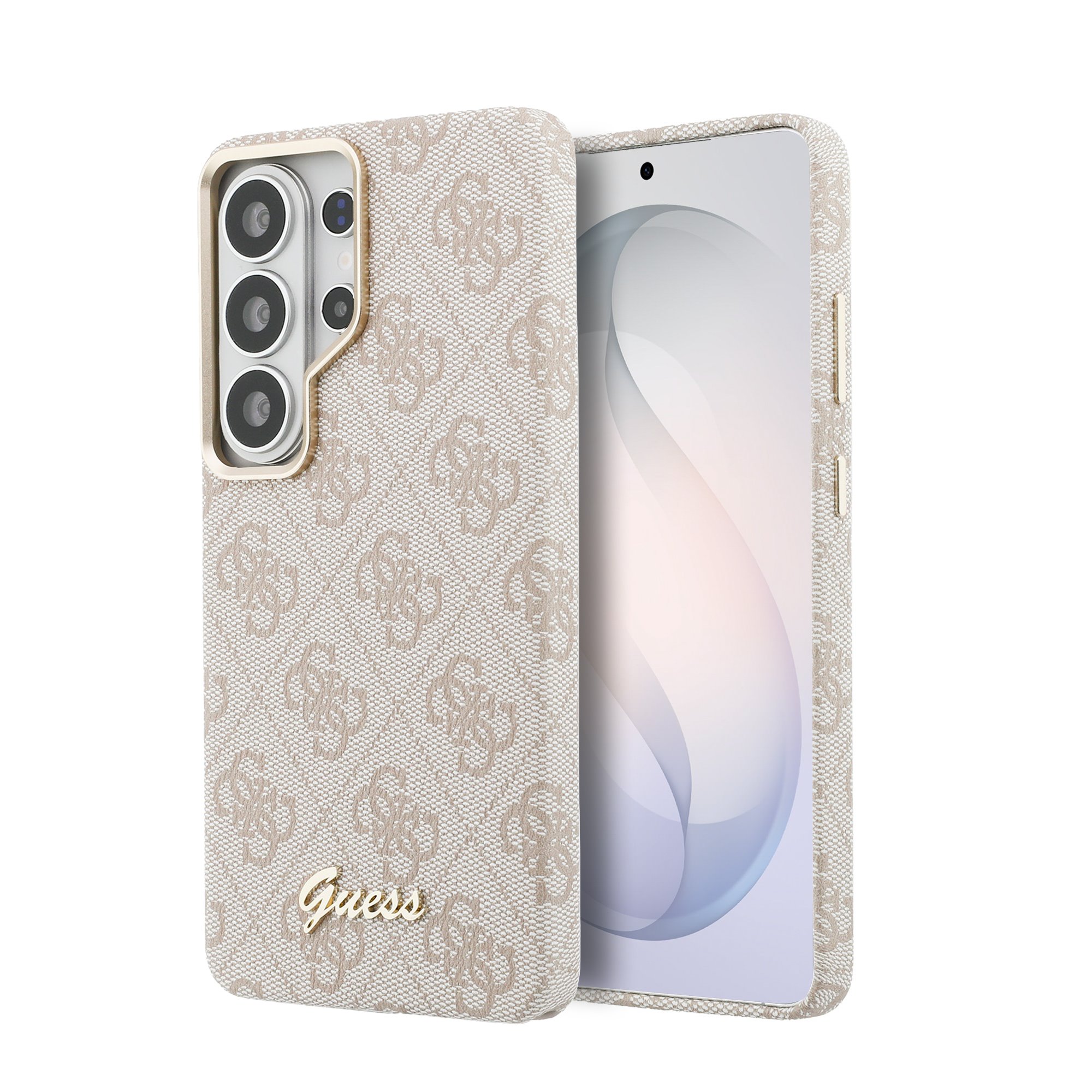 GUESS Калъф Samsung S26 Ultra, PU 4G Script Metal Logo MagSafe /розов/ - GUHMS26L5P4FWMSP