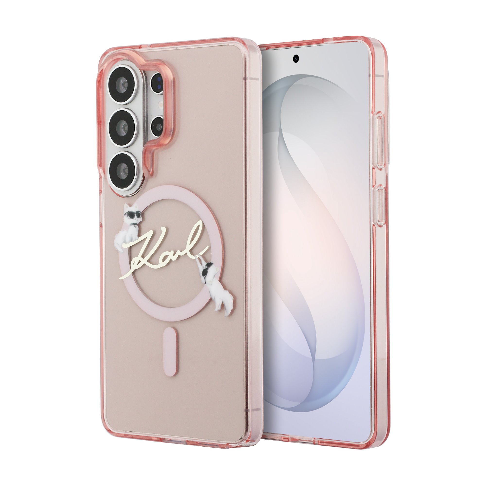 Karl Lagerfeld Калъф Samsung S26 Ultra, IML Choupette Head MagSafe /розов/ - KLHMS26L5HKSCAP