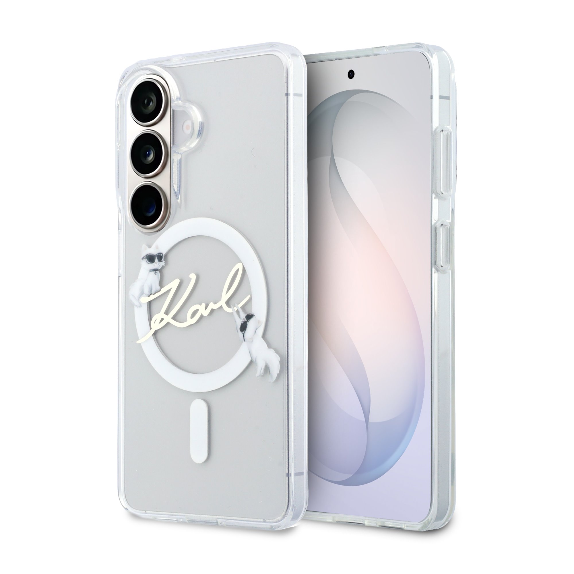 Karl Lagerfeld Калъф Samsung S26, IML Choupette Head MagSafe /прозрачен/ - KLHMS26S5HKSCAH