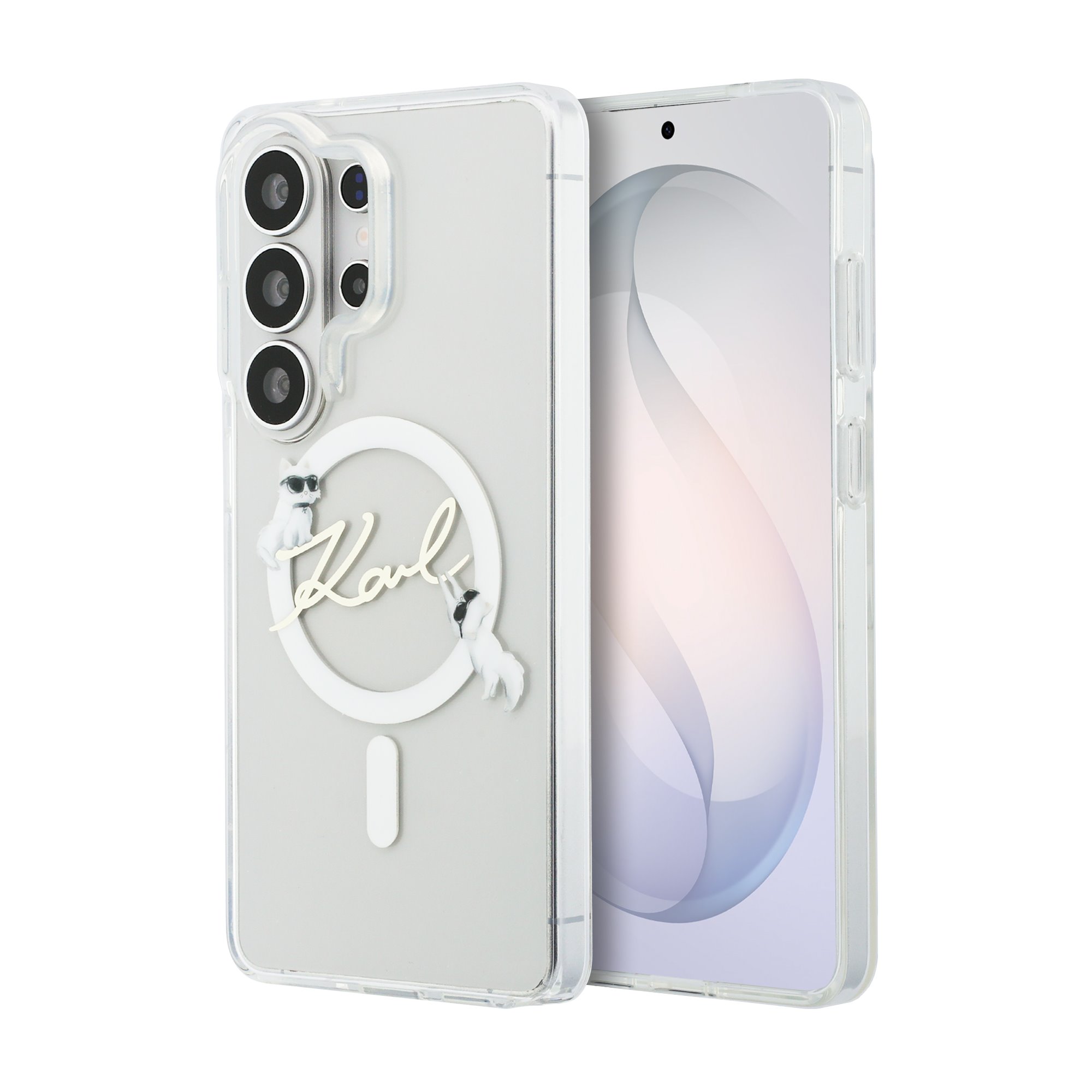 Karl Lagerfeld Калъф Samsung S26 Ultra, IML Choupette Head MagSafe /прозрачен/ - KLHMS26L5HKSCAH