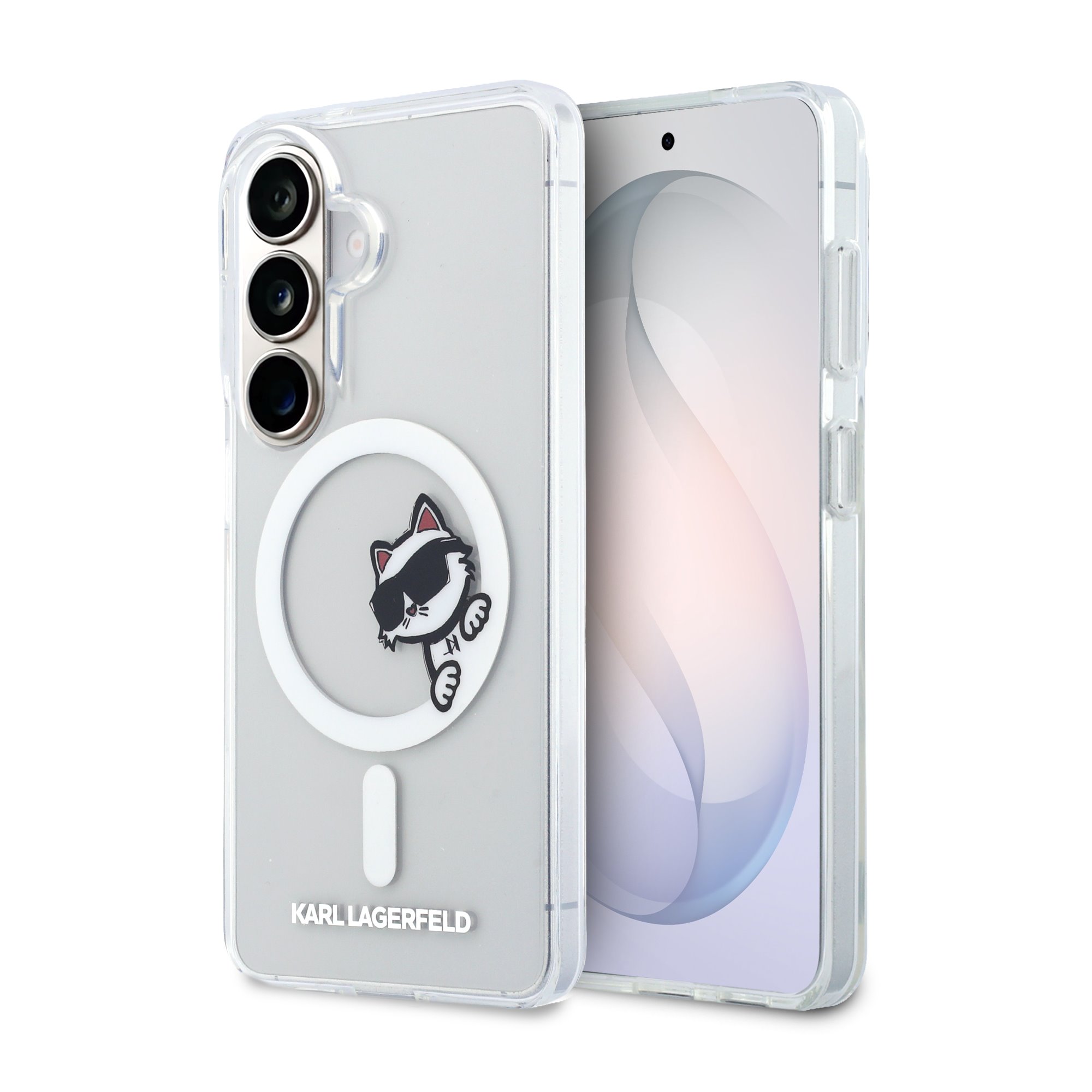 Karl Lagerfeld Samsung S26 Plus, IML Choupette Peekaboo MagSafe /прозрачен/ - KLHMS26M6HCPSCT