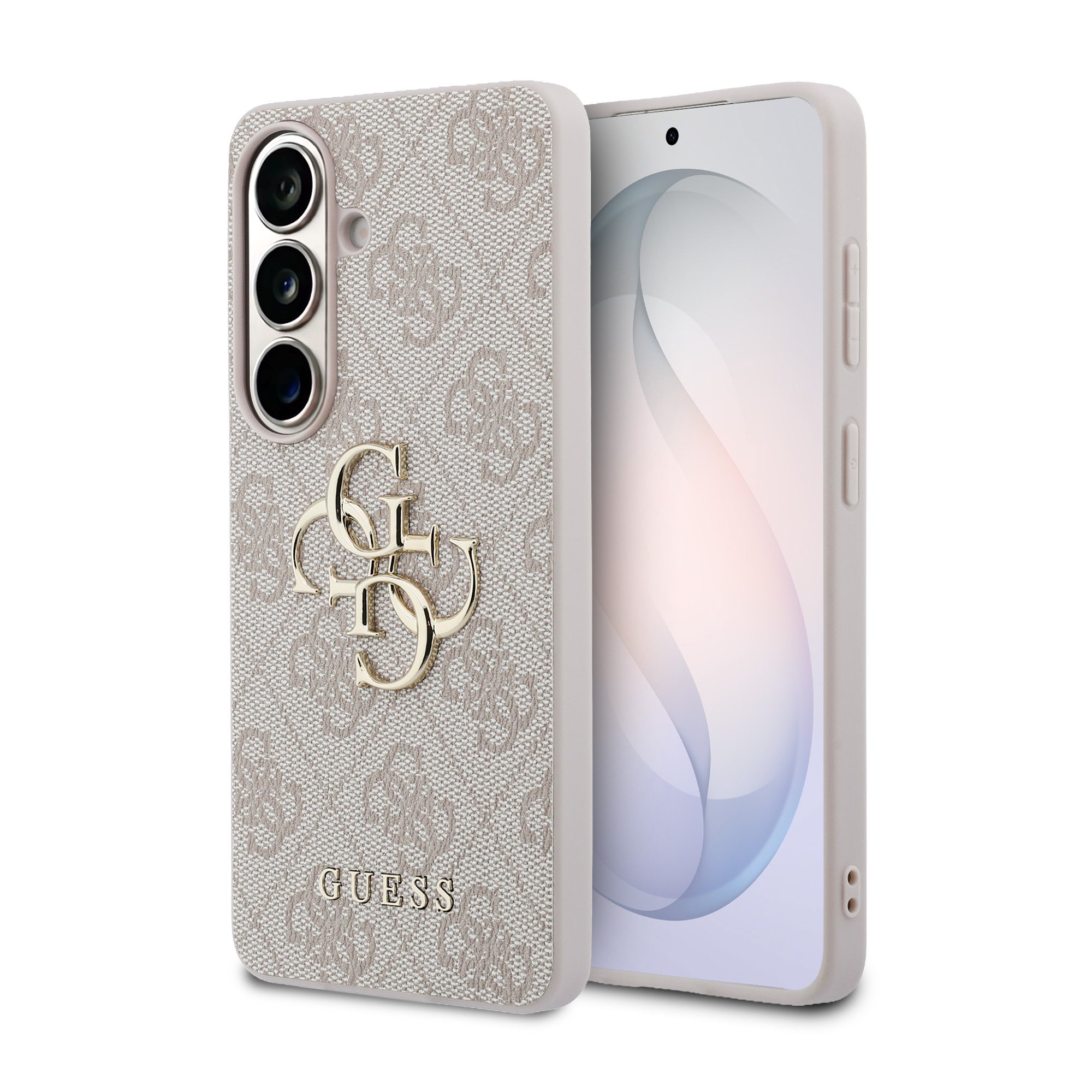 GUESS Калъф Samsung S26 Plus, PU 4G Metal Logo /розов/ - GUHCS26S4GMGPI