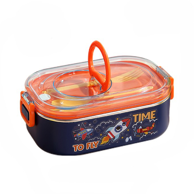 Кутия за храна Lunch box, /тъмносин/ - #2685