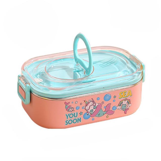 Кутия за храна Lunch box, /розов/ - #2685