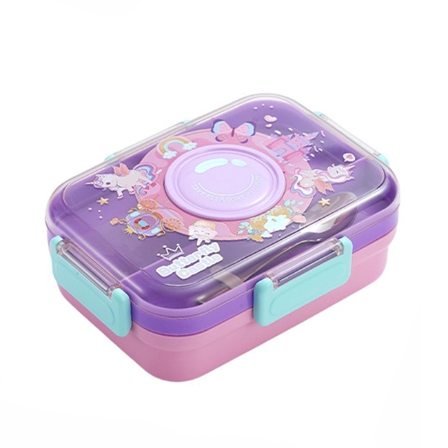 Кутия за храна Lunch box, /лилав/ - #2681