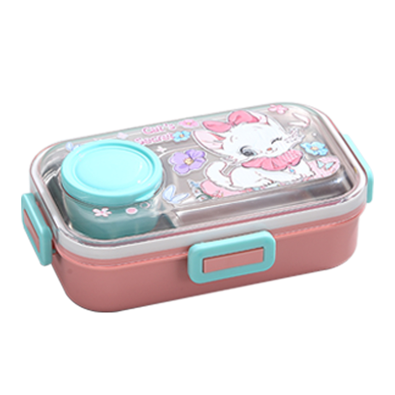 Кутия за храна Lunch box, /розов-син/ - #2639