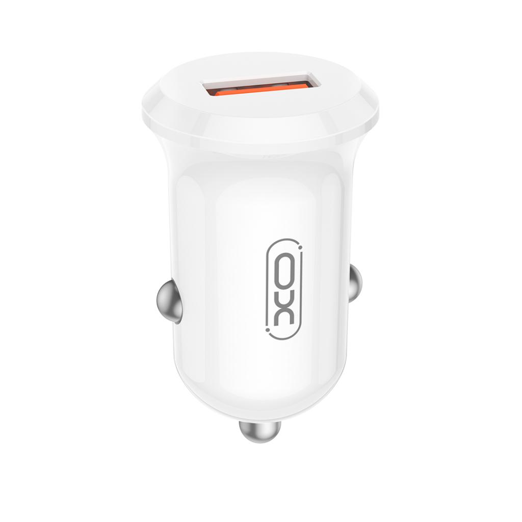 XO 12V 18W, USB-A Mini Smart, /бял/ - CC68