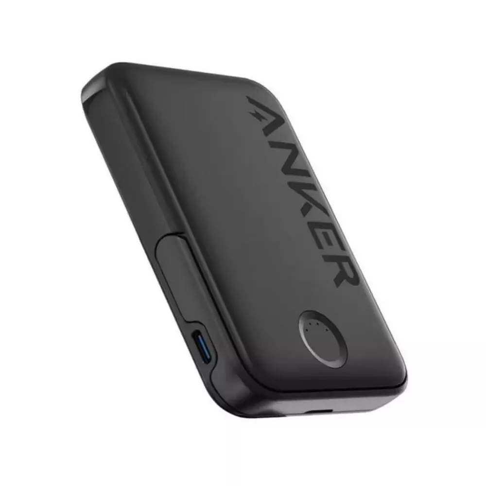 ANKER Power Bank, 5000 mAh, 7.5W, MagGo 322 Wireless Magnetic Stand /черен/ - A1618G11